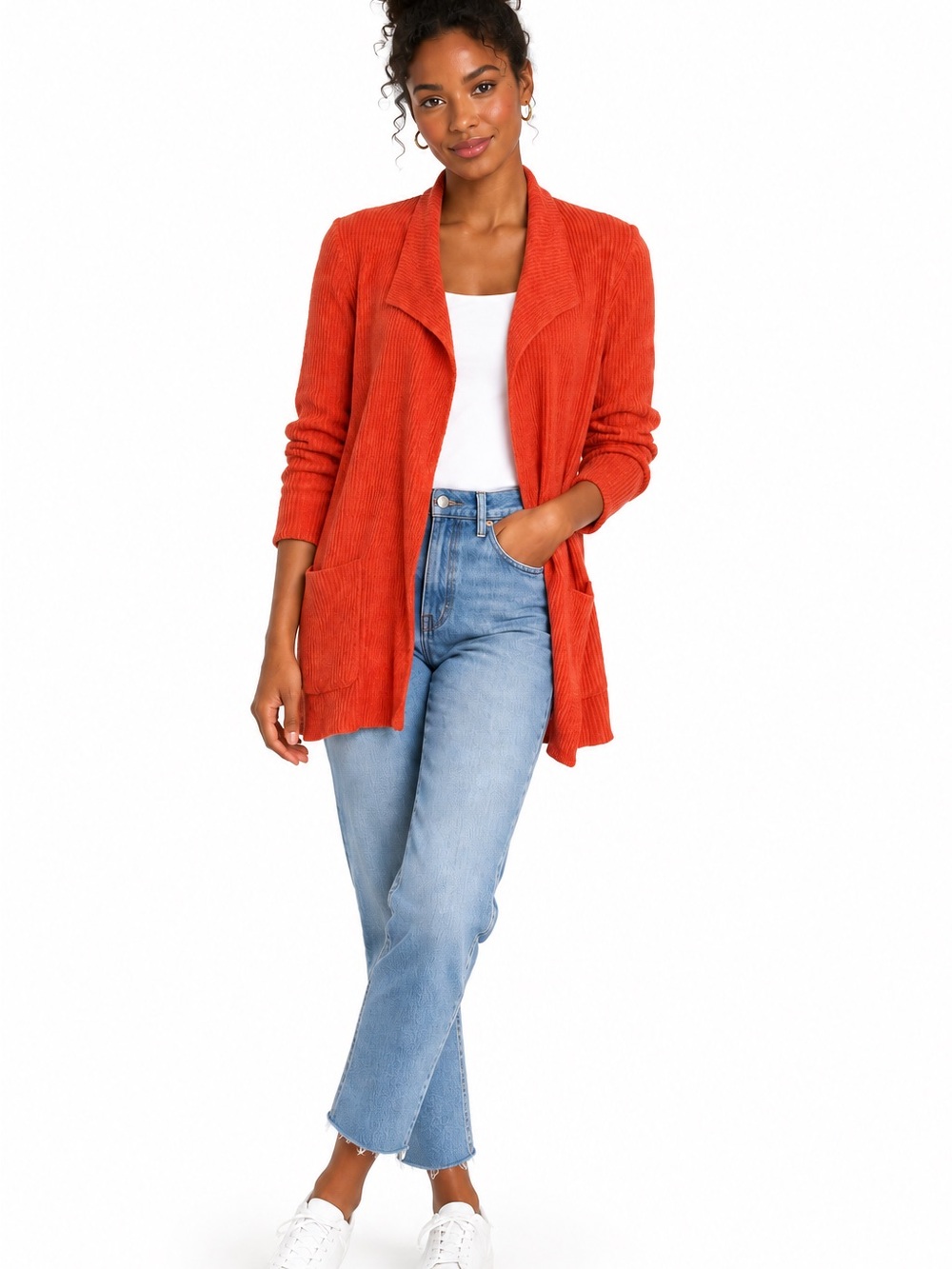 Like new J JILL wool cashmere cardigan S